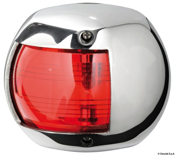 Fanale Classic 12 inox rosso - 11.407.01